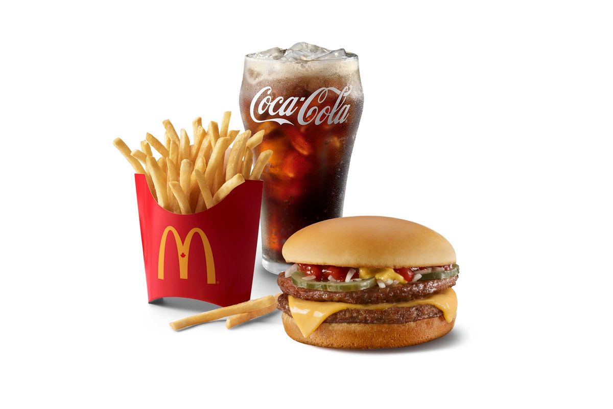 Mcdonalds Double Cheeseburger Meal