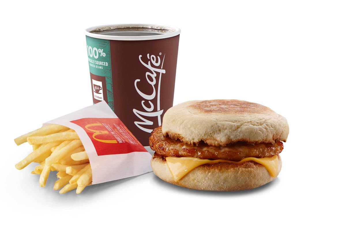 Sausage Mcmuffin Extra Value Meal - Simply Delivery