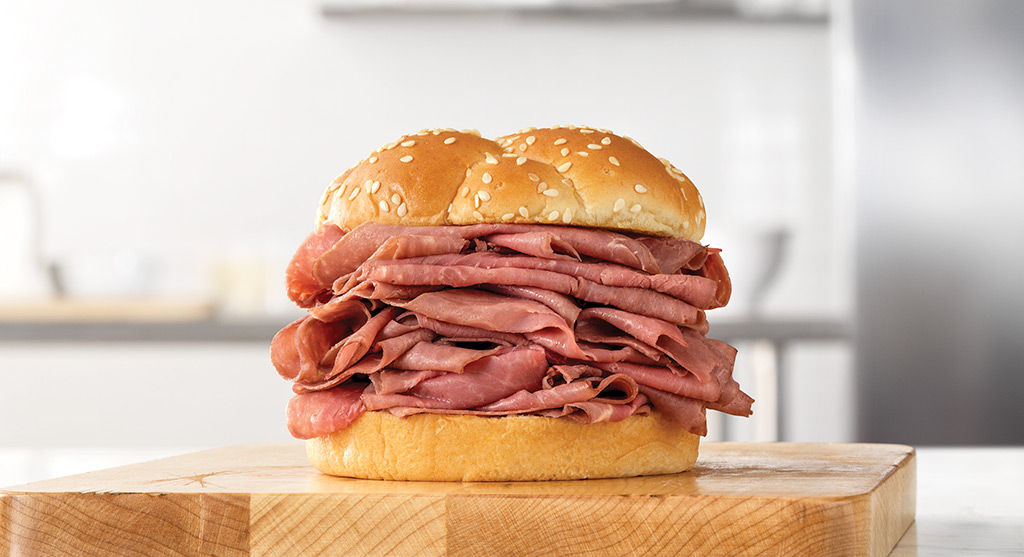 Double Roast Beef Sandwich Simply Delivery