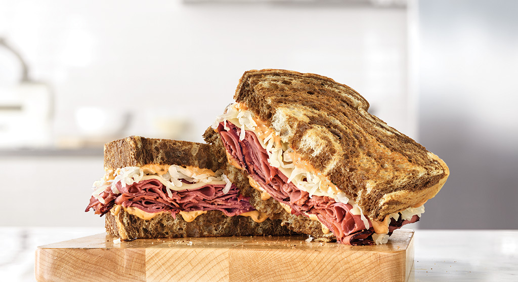 Montreal Smoked Meat Reuben Sandwich - Simply Delivery