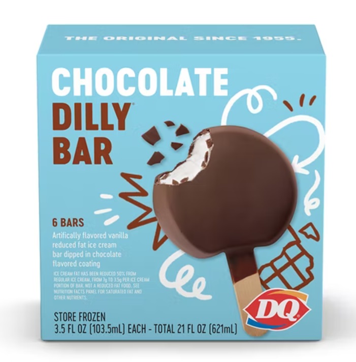6 pack Chocolate DILLY Bar Simply Delivery